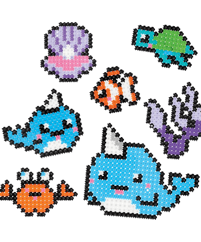 Character Options Simbrix Connect & Wow Underwater Friends Pack with 1500+ brix, 2D & 3D Pixel Arts and Crafts Construction Toy, Creative & Imaginative STEAM Building Toy for Boys & Girls Ages 5+