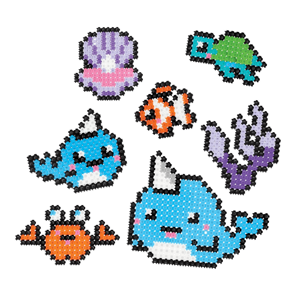 Character Options Simbrix Connect & Wow Underwater Friends Pack with 1500+ brix, 2D & 3D Pixel Arts and Crafts Construction Toy, Creative & Imaginative STEAM Building Toy for Boys & Girls Ages 5+