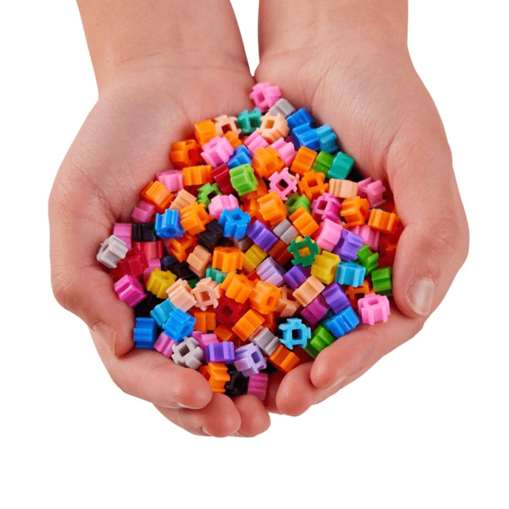 خيارات الشخصيات Simbrix Connect &amp; Wow Game On Pack مع أكثر من 2500 بريكس، لعبة بناء Pixel Arts and Crafts ثنائية وثلاثية الأبعاد، لعبة بناء STEAM إبداعية وخيالية للأولاد والبنات من سن 5 سنوات فما فوق