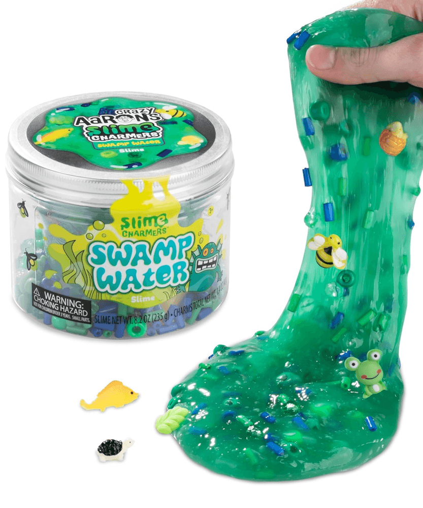 لعبة سلايم كريزي آرون تشارمرز - سلايم برائحة التوت ومياه المستنقع مع سحر، غير سامة، فائقة المرونة والطراوة، مناسبة للأولاد والبنات من عمر 3 سنوات فما فوق