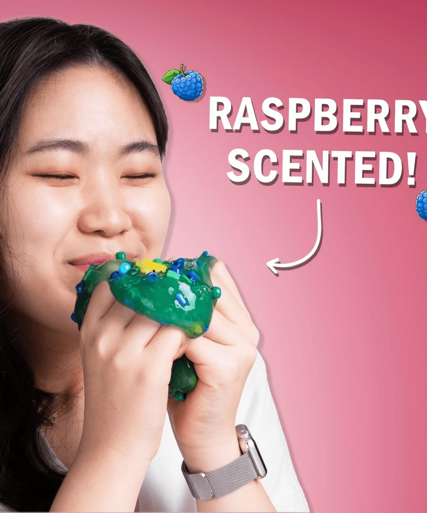 لعبة سلايم كريزي آرون تشارمرز - سلايم برائحة التوت ومياه المستنقع مع سحر، غير سامة، فائقة المرونة والطراوة، مناسبة للأولاد والبنات من عمر 3 سنوات فما فوق