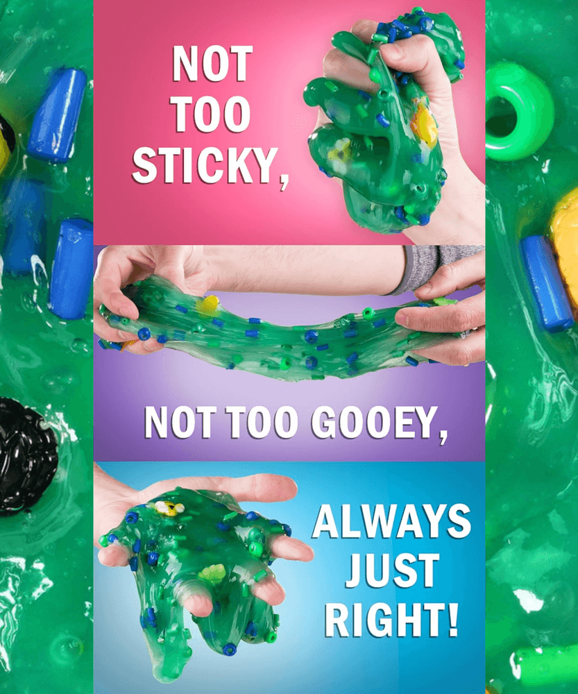 لعبة سلايم كريزي آرون تشارمرز - سلايم برائحة التوت ومياه المستنقع مع سحر، غير سامة، فائقة المرونة والطراوة، مناسبة للأولاد والبنات من عمر 3 سنوات فما فوق