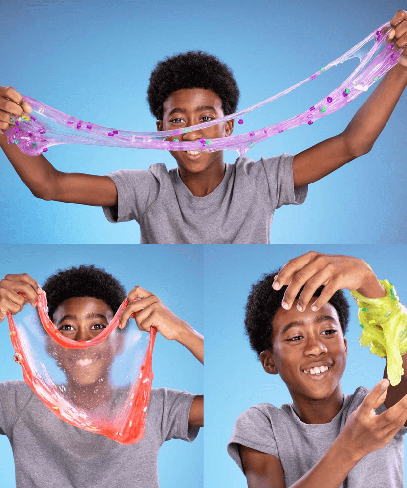 لعبة سلايم كريزي آرون تشارمرز - سلايم برائحة التوت ومياه المستنقع مع سحر، غير سامة، فائقة المرونة والطراوة، مناسبة للأولاد والبنات من عمر 3 سنوات فما فوق