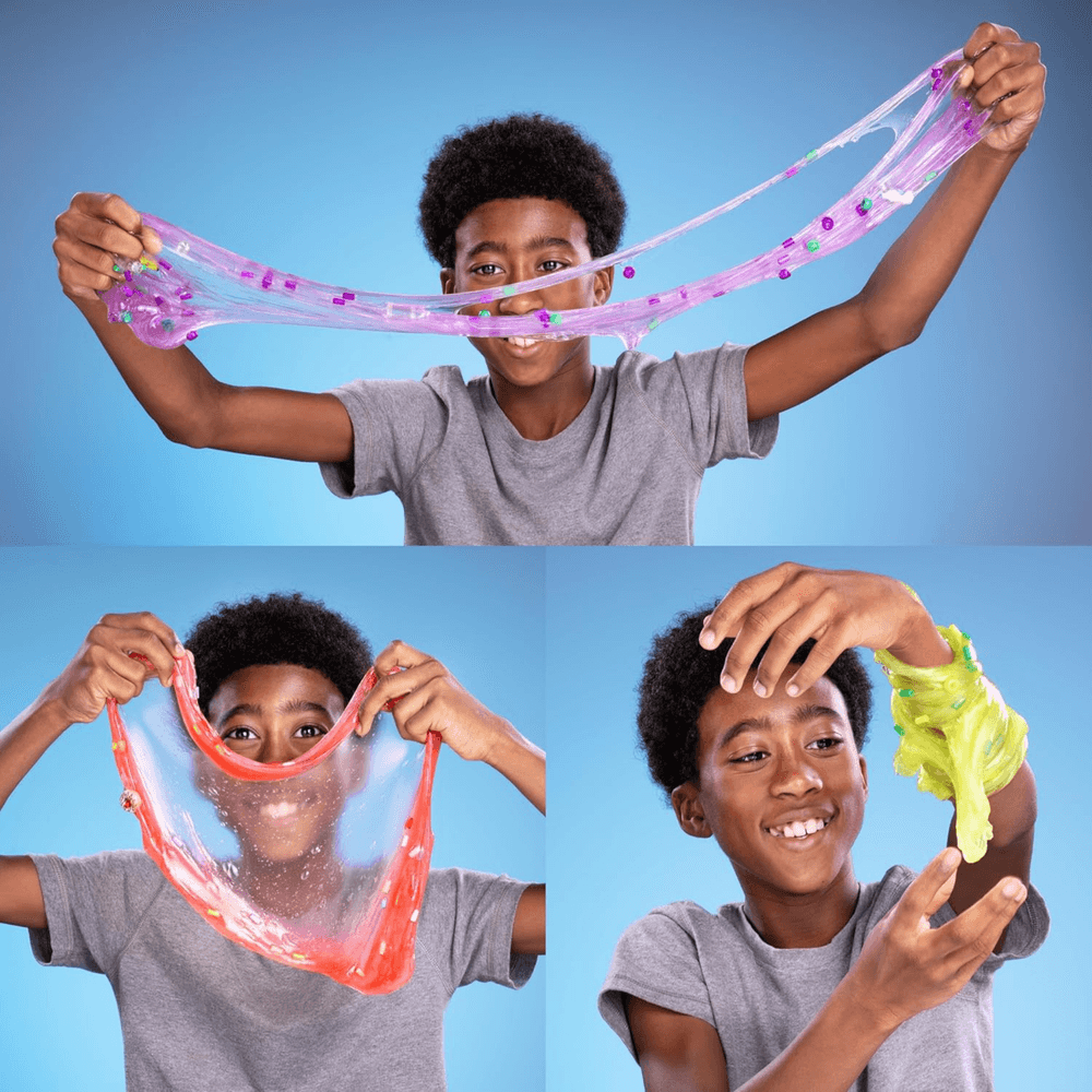 لعبة سلايم كريزي آرون تشارمرز - سلايم برائحة التوت ومياه المستنقع مع سحر، غير سامة، فائقة المرونة والطراوة، مناسبة للأولاد والبنات من عمر 3 سنوات فما فوق