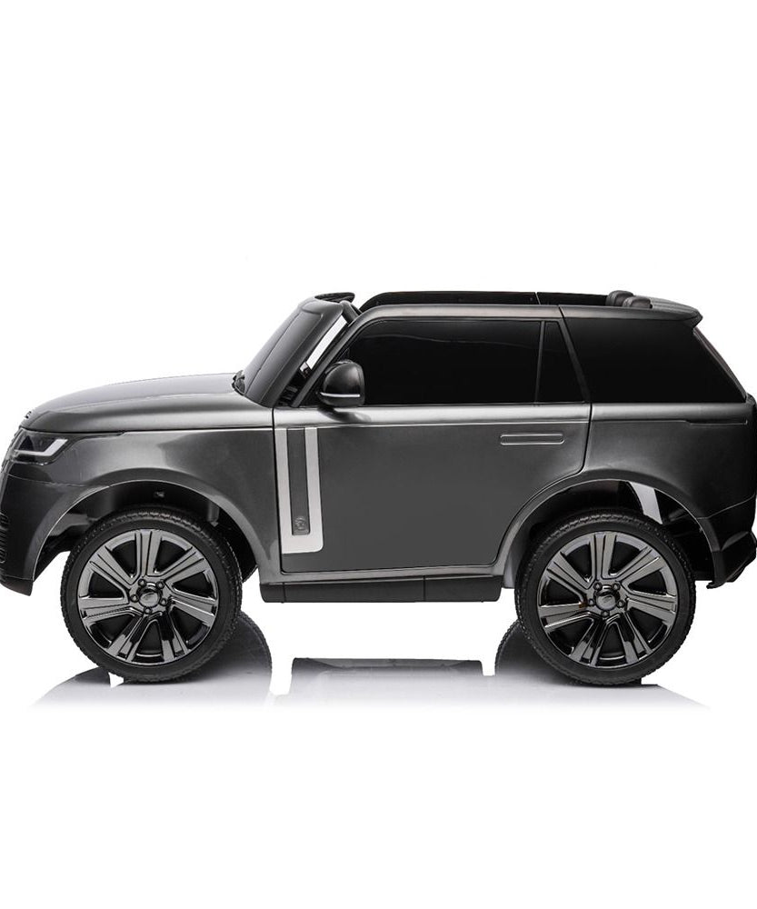 Lovely Baby Range Rover SUV Ride-On Car for Kids, 3+ Years, 12V Battery, Dual Motors, Remote Control, LED Lights, MP3/USB Music, Openable Doors – Red, Grey, or Green