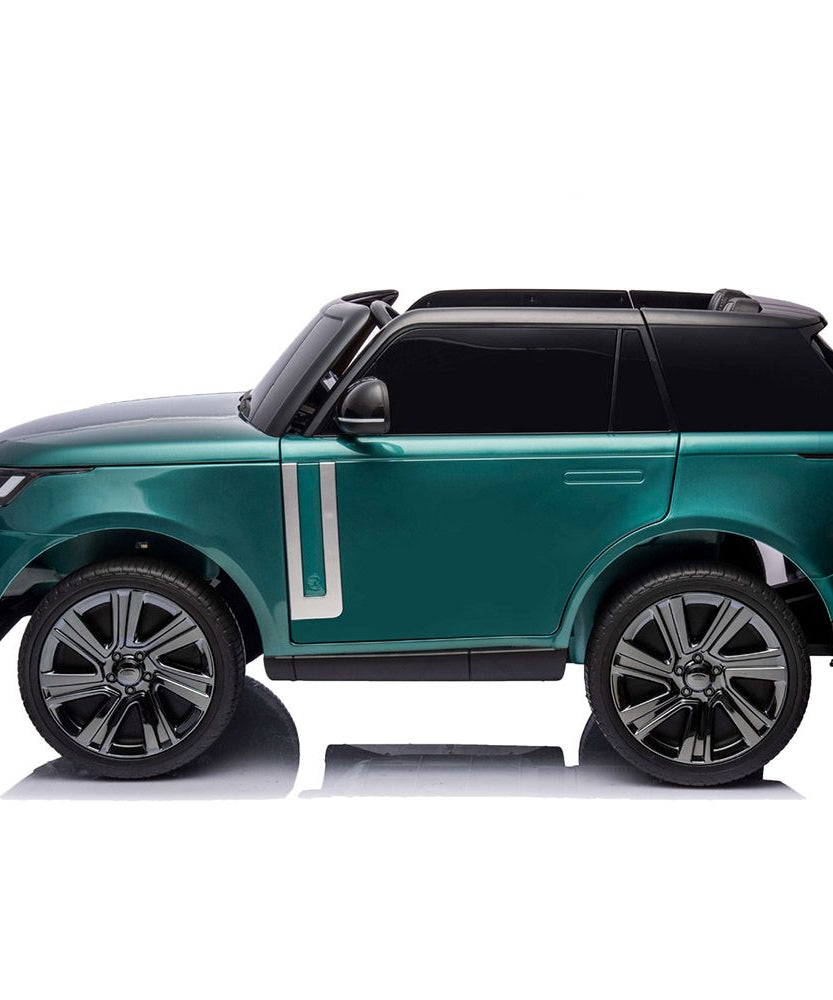 Lovely Baby Range Rover SUV Ride-On Car for Kids, 3+ Years, 12V Battery, Dual Motors, Remote Control, LED Lights, MP3/USB Music, Openable Doors – Red, Grey, or Green