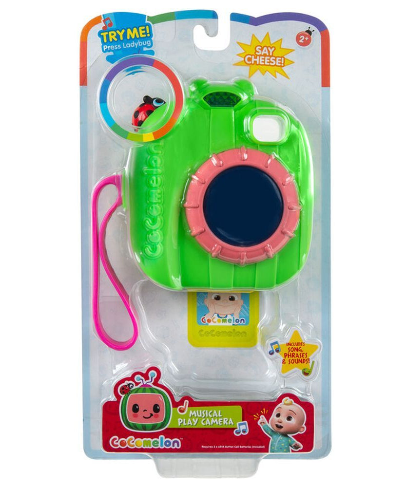 CoComelon Musical Play Camera, Battery Operated Toy with Sounds, Lights & Interactive JJ Features, Fun Roleplay Toy for Kids Ages 2+