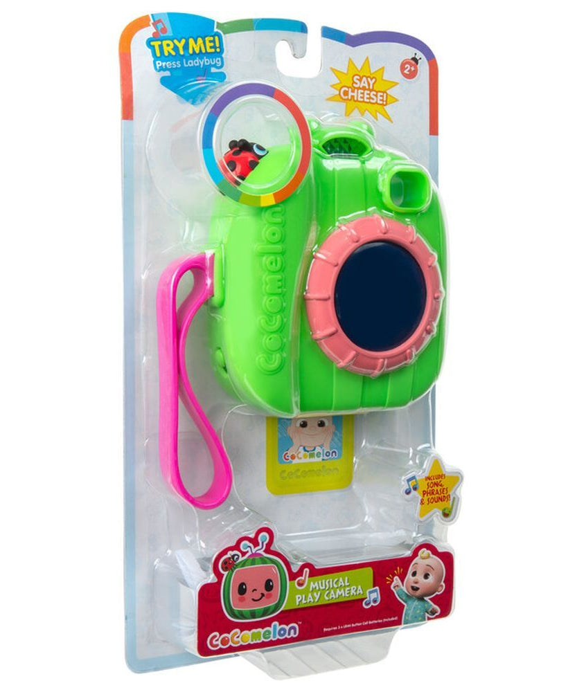CoComelon Musical Play Camera, Battery Operated Toy with Sounds, Lights & Interactive JJ Features, Fun Roleplay Toy for Kids Ages 2+