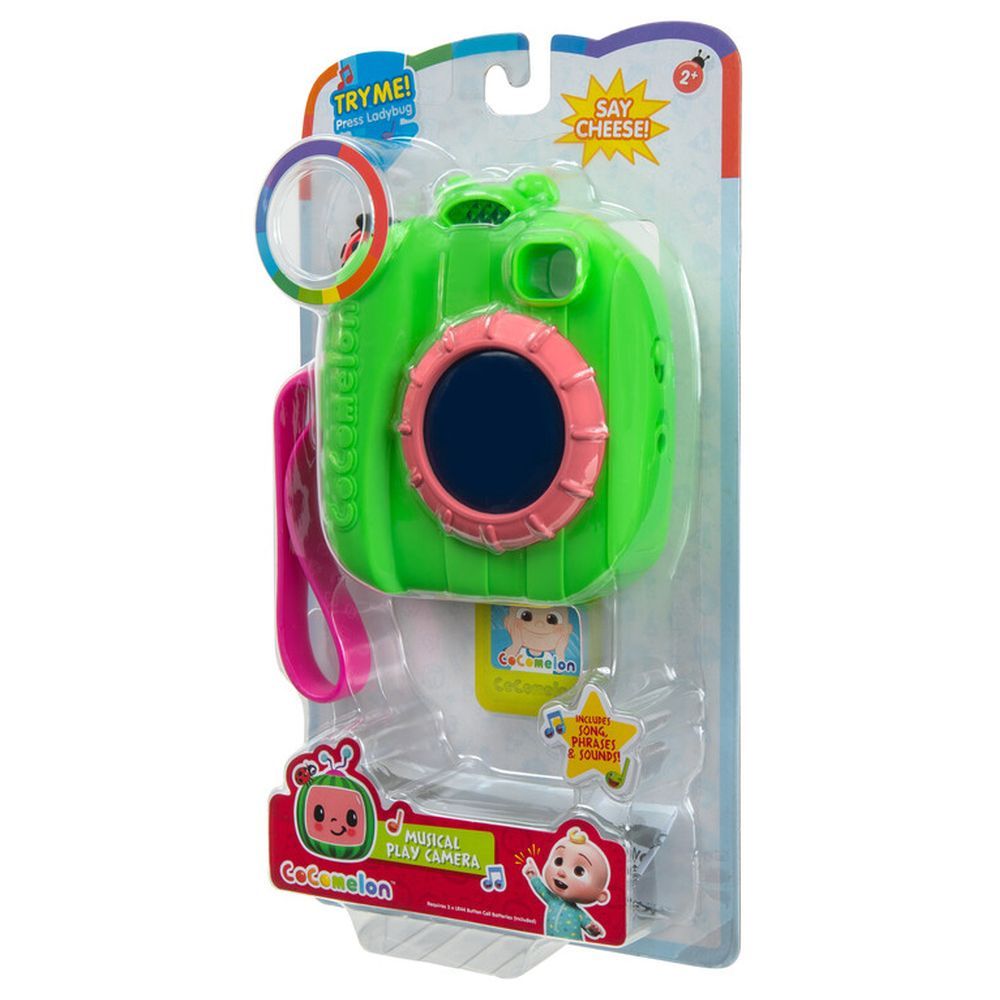 CoComelon Musical Play Camera, Battery Operated Toy with Sounds, Lights & Interactive JJ Features, Fun Roleplay Toy for Kids Ages 2+