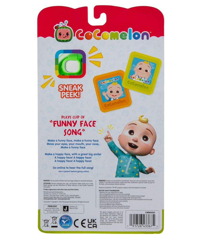 CoComelon Musical Play Camera, Battery Operated Toy with Sounds, Lights & Interactive JJ Features, Fun Roleplay Toy for Kids Ages 2+