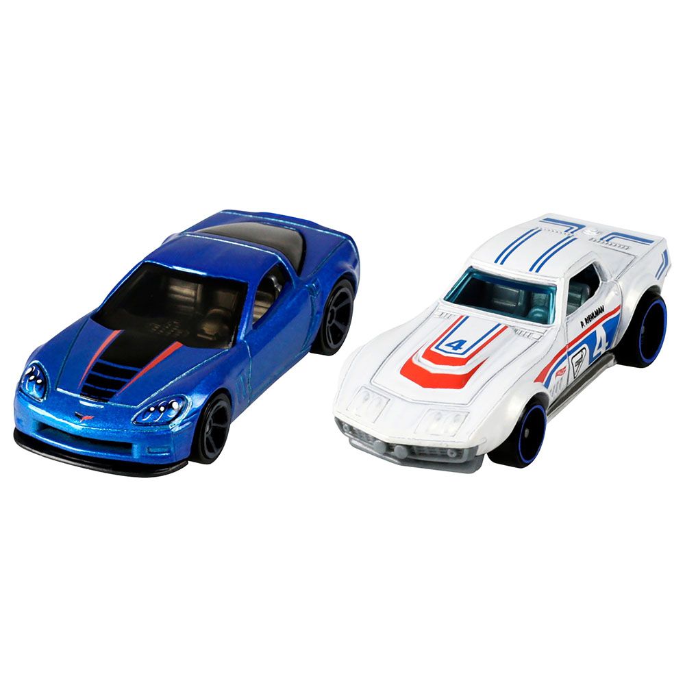 Hot Wheels 2-Pack Die-Cast Cars, 1:64 Scale Vehicles, Instant Starter Collection for Racing and Collecting, Styles May Vary