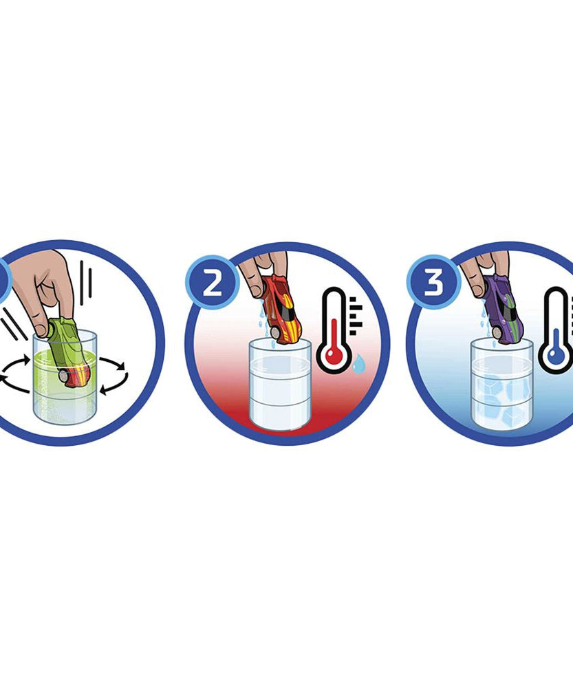 Hot Wheels Color Reveal 2 Pack Vehicles, 1:64 Scale Cars with Surprise Designs, Color-Change Feature, Dunk Tank Playset, Kids Toys for Ages 3+