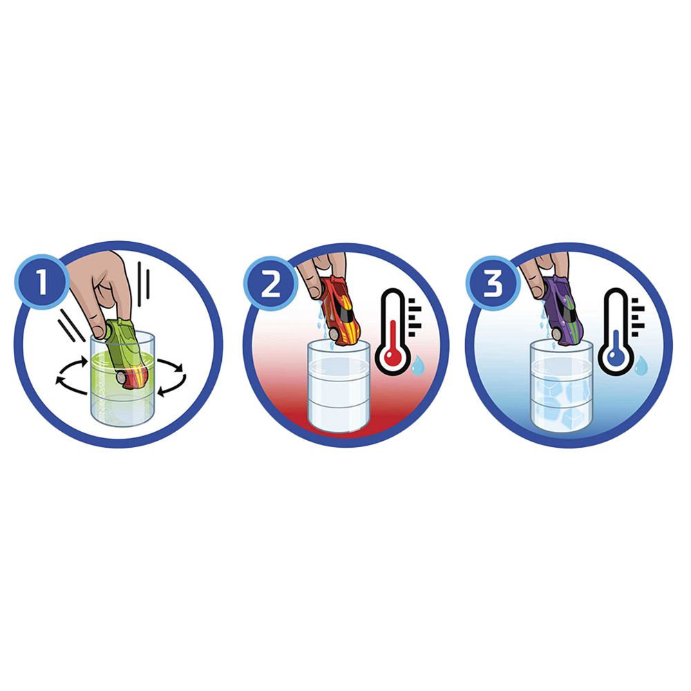 Hot Wheels Color Reveal 2 Pack Vehicles, 1:64 Scale Cars with Surprise Designs, Color-Change Feature, Dunk Tank Playset, Kids Toys for Ages 3+