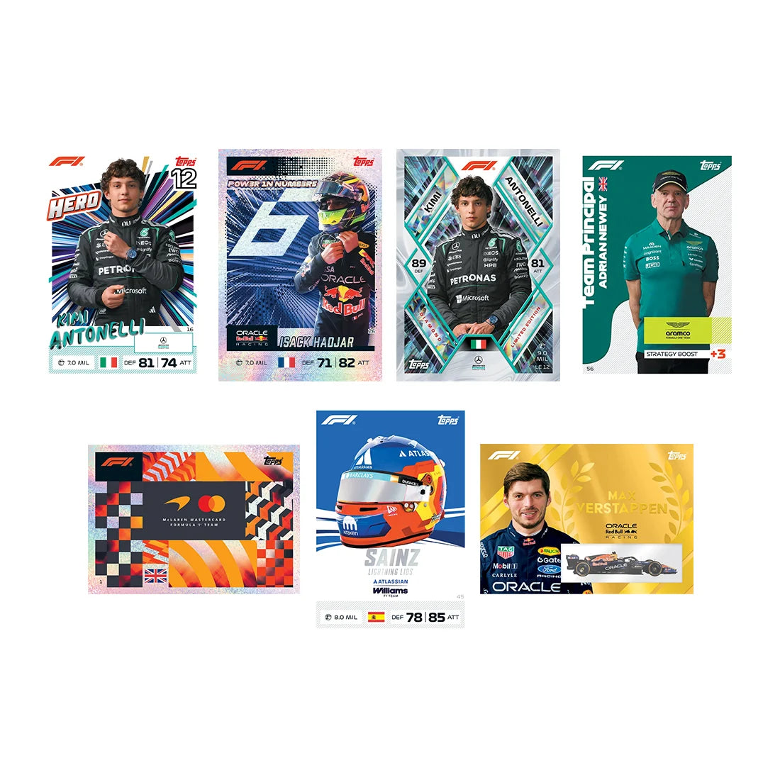 Topps F1 Turbo Attax 2026 Trading Card Booster Pack, 12 Cards per Pack, Includes 4 Shiny Cards, Formula 1 Collectible, 6+ Years