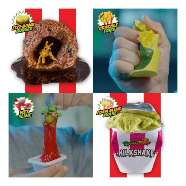 Terror Fried 08095 Gross Bucket, Slime and Collectable Figures for Boys Ages 4-10, Multi-Compound Play Set with Fizz, Squish, Crack and Ooze, Multicolor, Interactive Toys