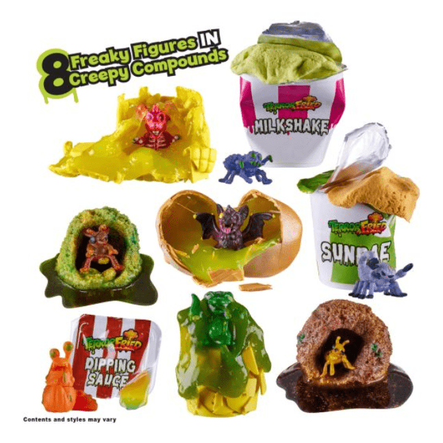Terror Fried 08095 Gross Bucket, Slime and Collectable Figures for Boys Ages 4-10, Multi-Compound Play Set with Fizz, Squish, Crack and Ooze, Multicolor, Interactive Toys
