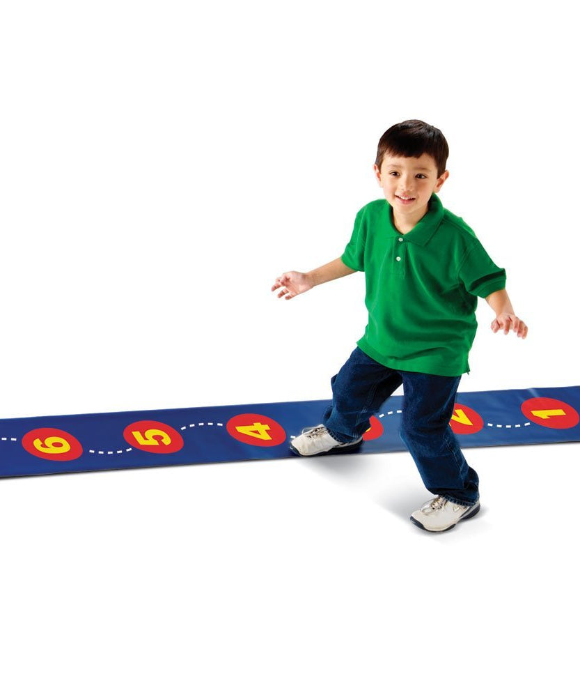 Learning Resources Step-By-Step 1-20 Number Line, Wipe-Clean Floor Mat for Active Maths Play, 3.5m Long, Ages 3+