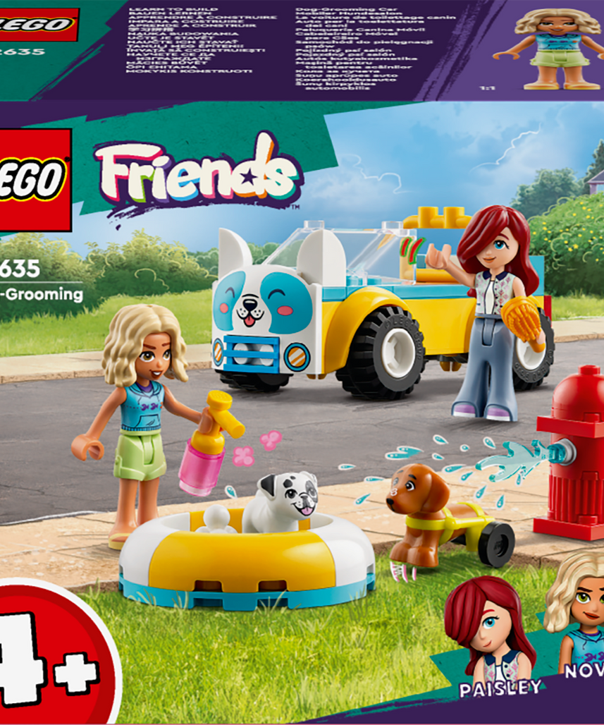 LEGO Friends 42635 Dog Grooming Car for Girls 4+ Pet Care Vehicle Building Toy Easy Creative Starter Playset