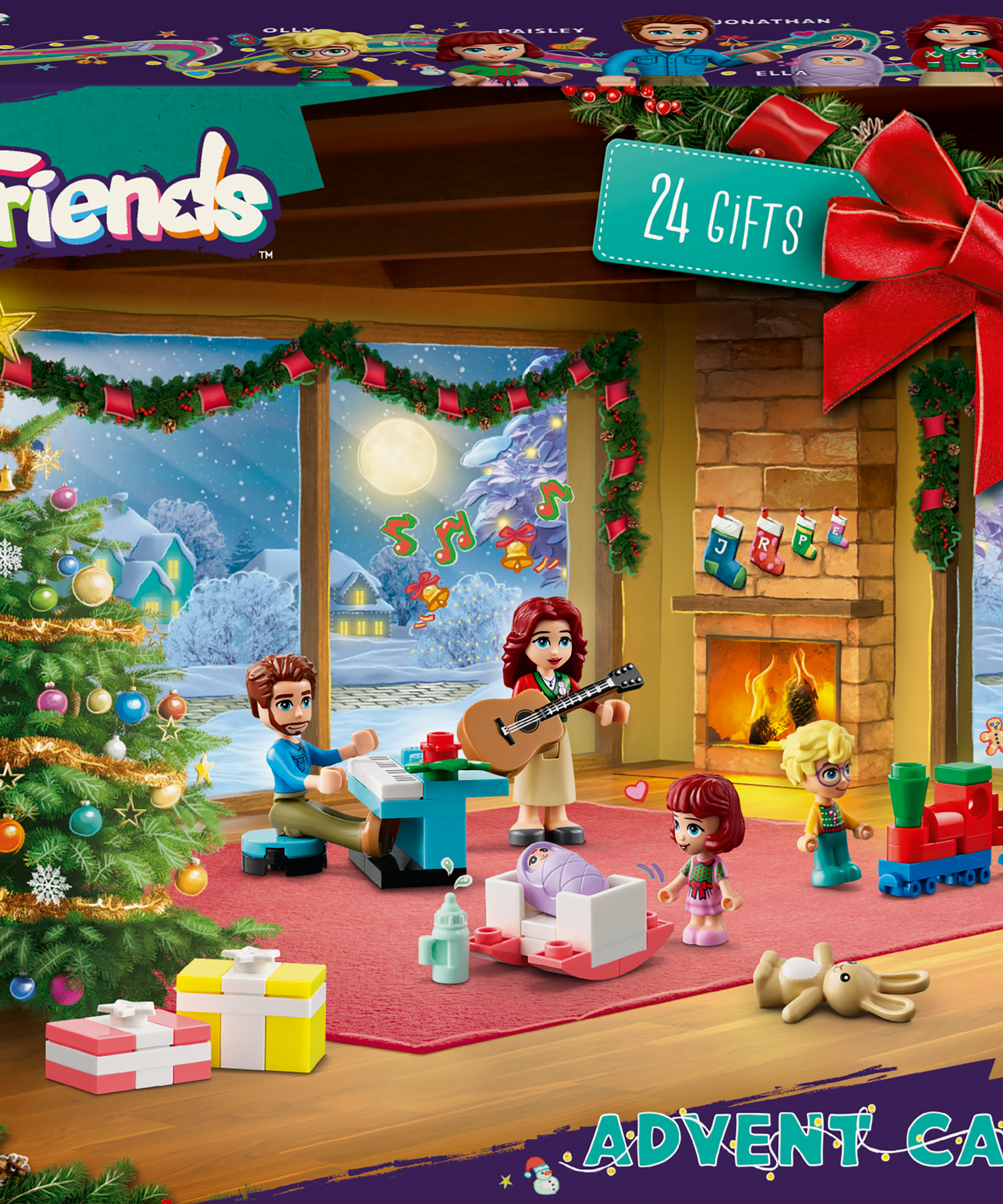LEGO Friends 42637 Friends Advent Calendar 2024 Calendar Playset for Kids 6+