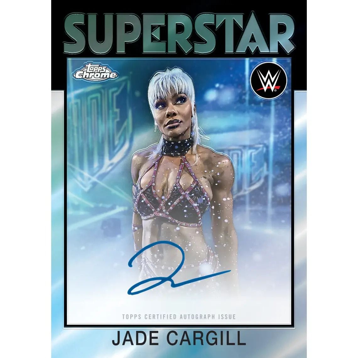 Topps Chrome WWE 2026 Value Box English Trading Cards, WWE Superstar Collectible Card Box with Exclusive Parallels & Autograph Chances
