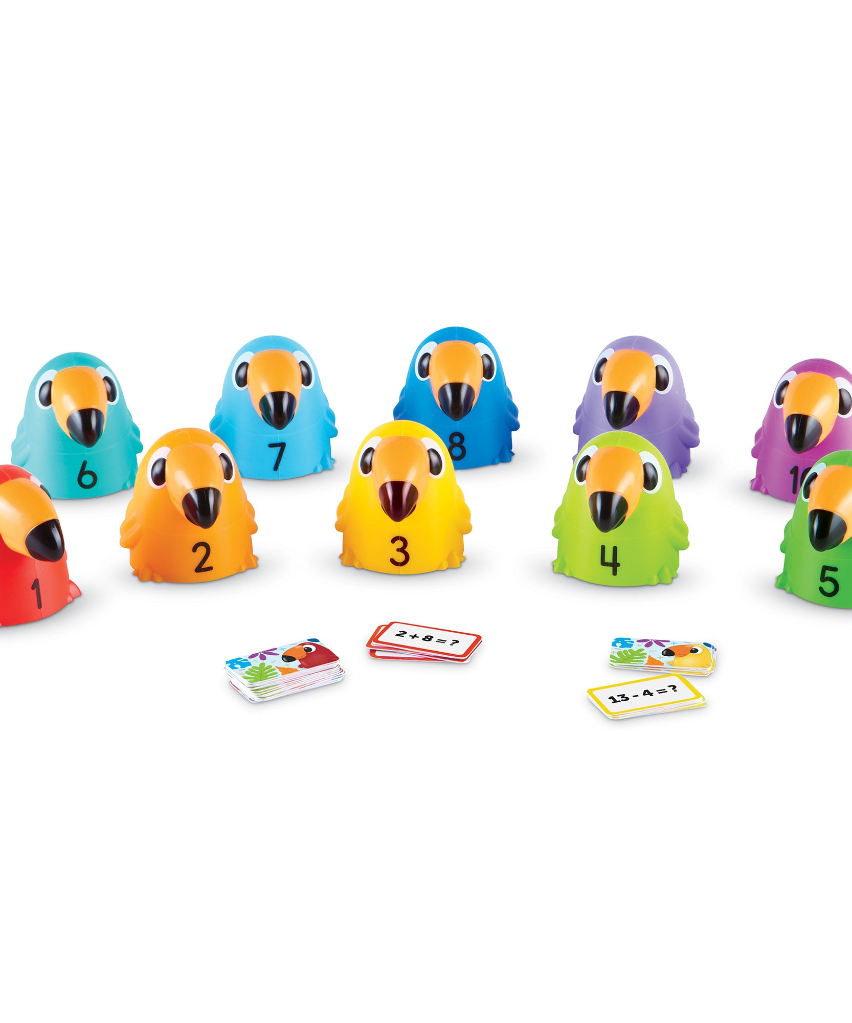 موارد تعليمية: لعبة عائلية لجمع وطرح الطوقان حتى ١٠، نشاط رياضيات عملي مبكر للمنزل أو الفصل الدراسي، للأعمار من ٥ سنوات فما فوق