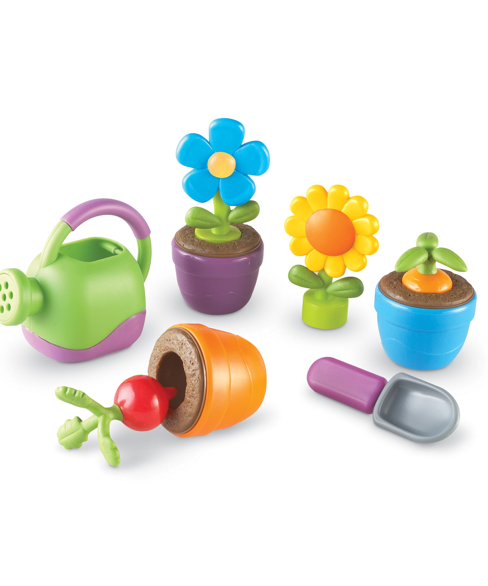 Learning Resources New Sprouts Grow It! Gardening Play Set, Pretend Play Flower and Vegetable Garden Toy, Ages 2 Plus