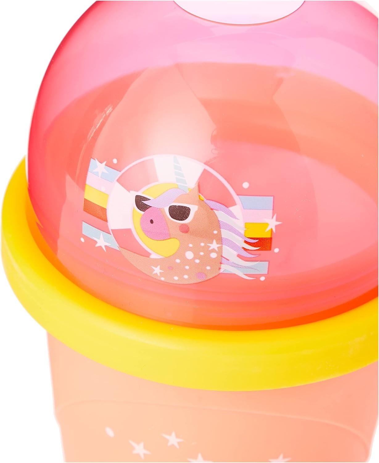 Chillfactor Slushy Maker 300ml Pink Reusable Slushie Cup with Spoonstraw Make Frozen Drinks Instantly No Blender or Ice Kids Ages 3+