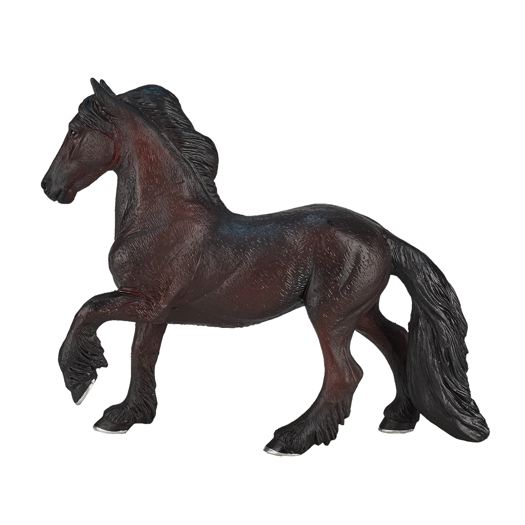 Mojo Friesian Mare XL Animal Figure Toy, Realistic Horse Collectible for Kids