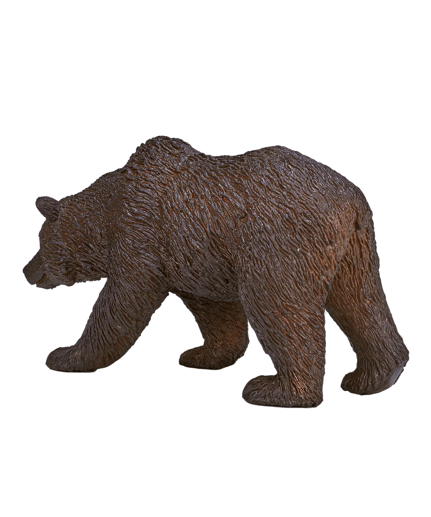 Mojo Grizzly Bear Large Animal Figure Toy, Realistic Forest Wildlife Collectible for Kids