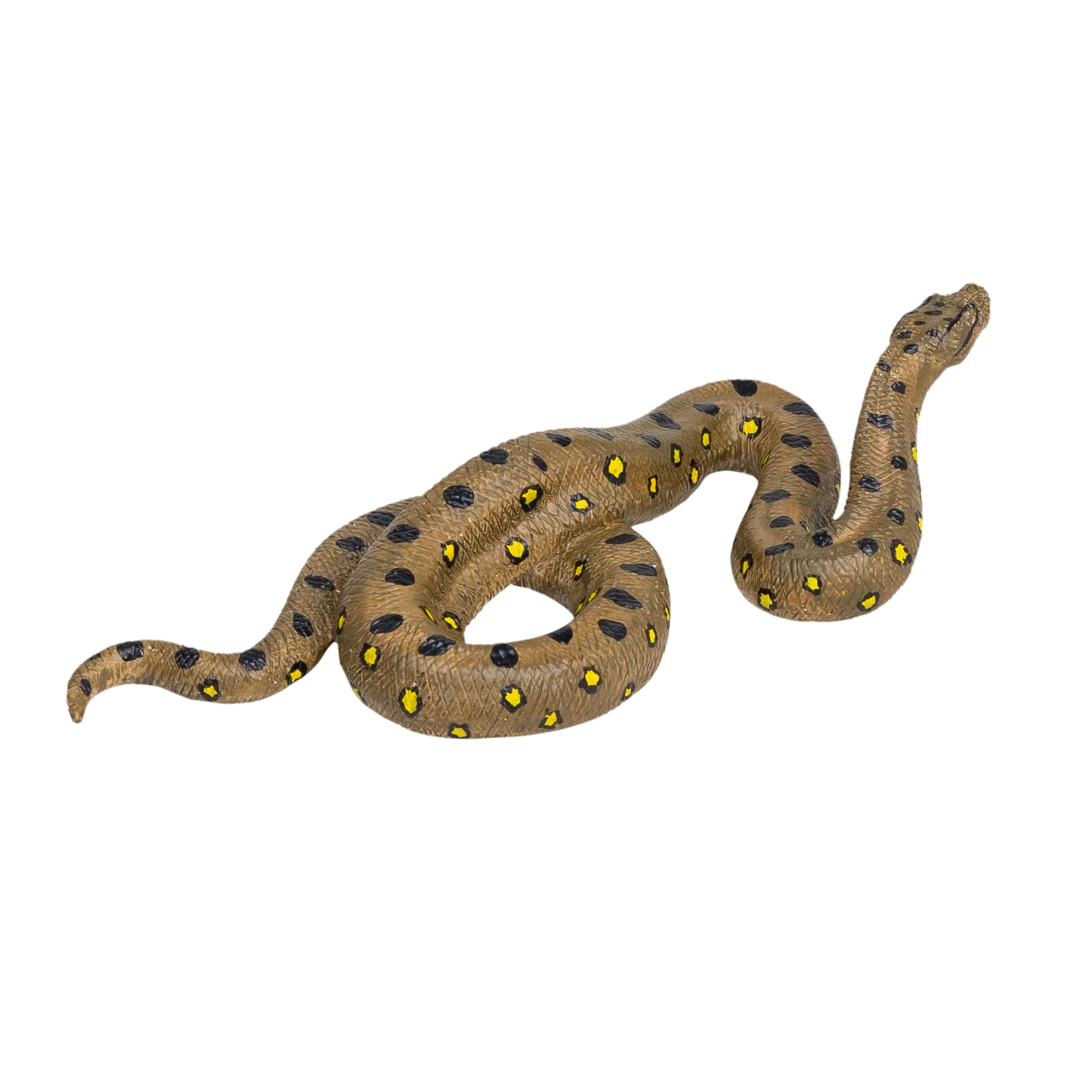 Mojo Green Anaconda XL Animal Figure Toy, Realistic Reptile Collectible for Kids