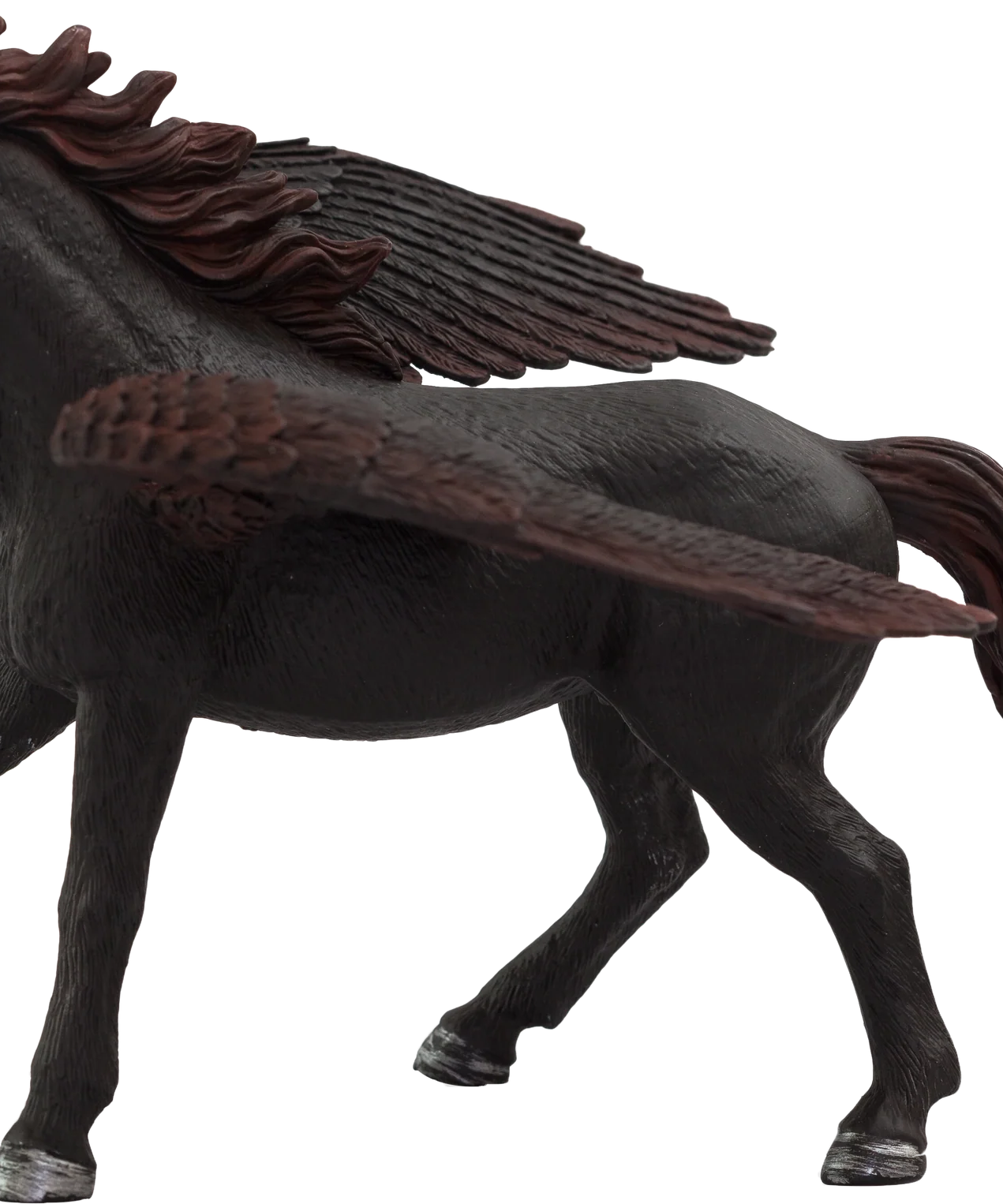 Black Pegasus XXL Fantasy Animal Figure Toy, Magical Collectible for Kids