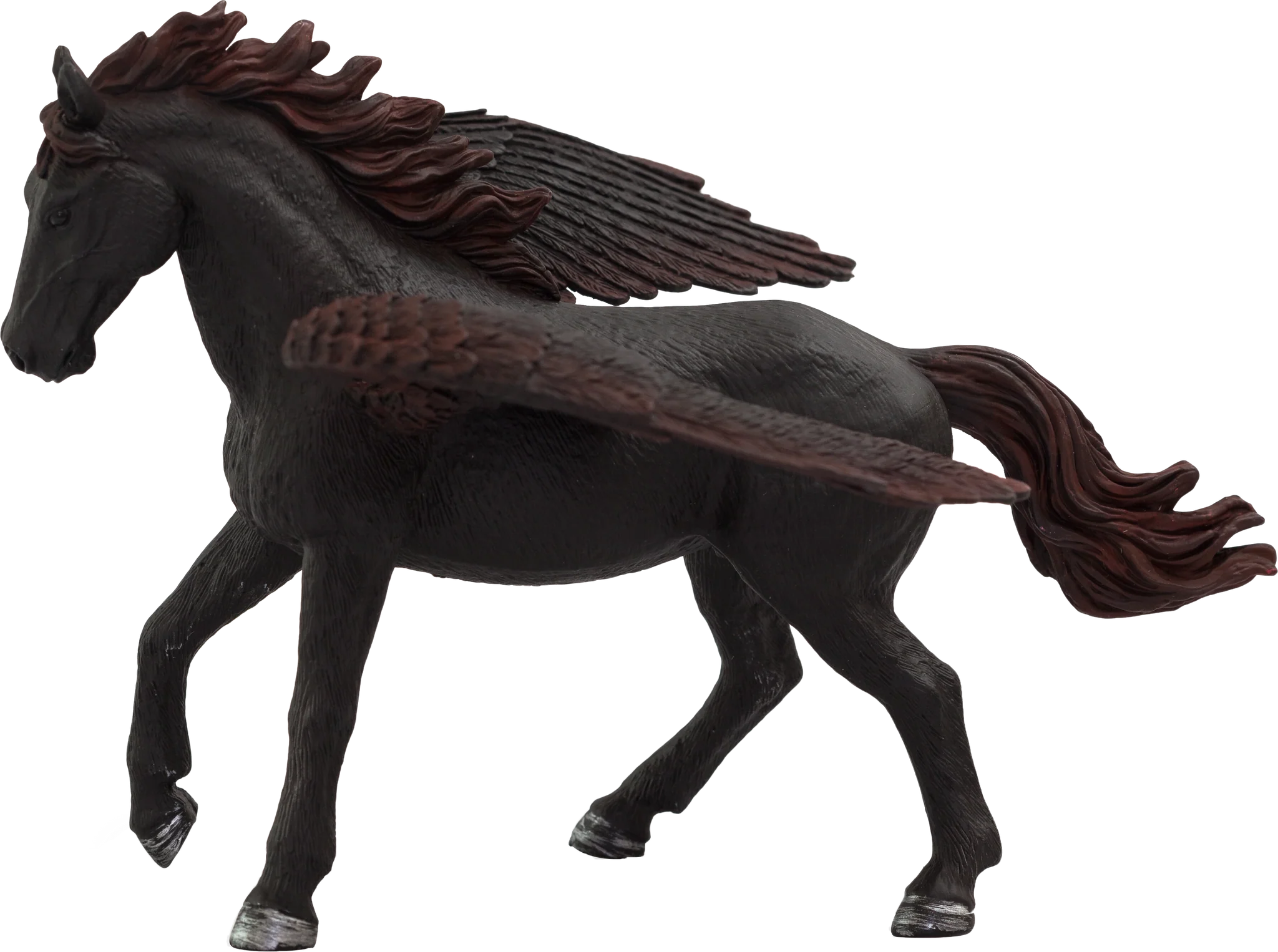 Black Pegasus XXL Fantasy Animal Figure Toy, Magical Collectible for Kids