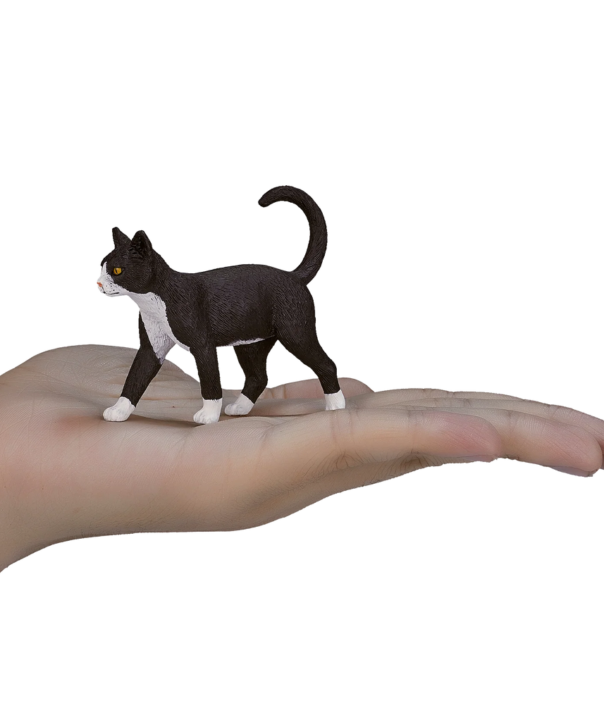 Mojo Cat Medium Animal Figure Toy, Realistic Pet Collectible for Kids