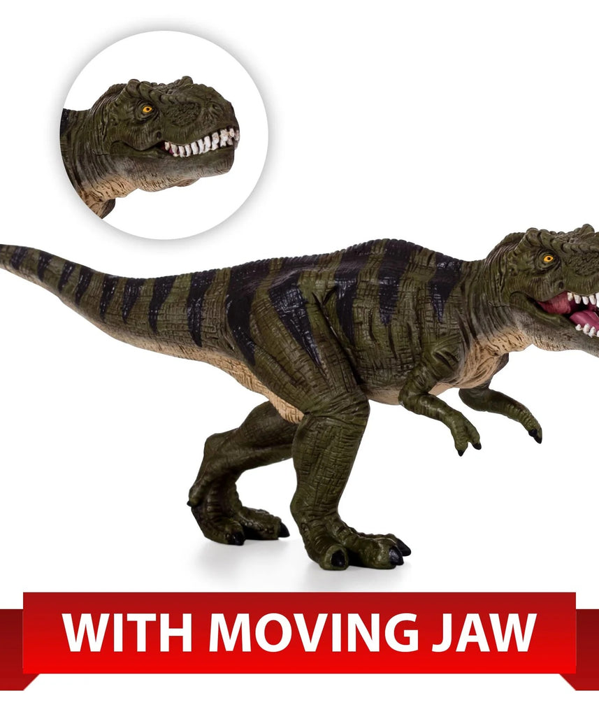 Mojo Tyrannosaurus Rex with Articulated Jaw XL Dinosaur Figure Toy, Realistic Prehistoric Collectible for Kids