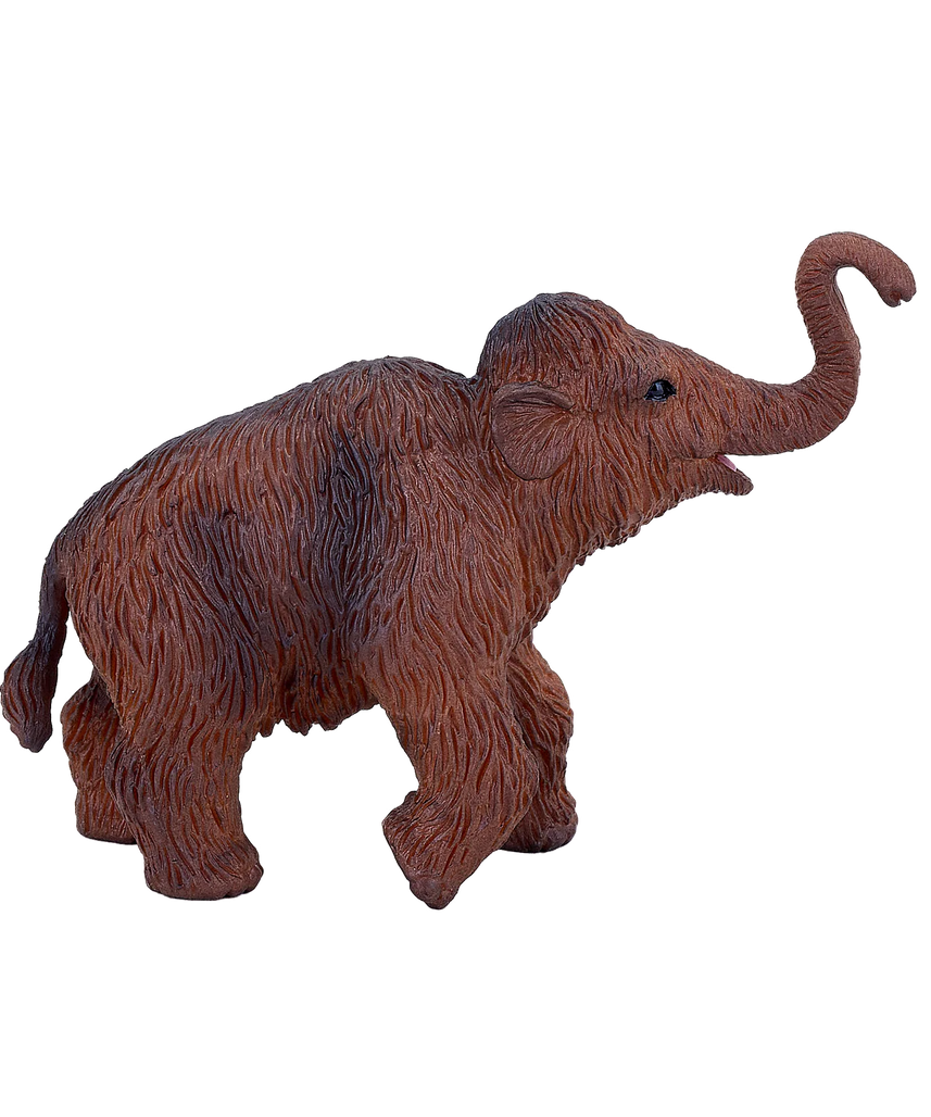 Mojo Woolly Mammoth Calf Large Animal Figure Toy, Prehistoric Wildlife Collectible for Kids