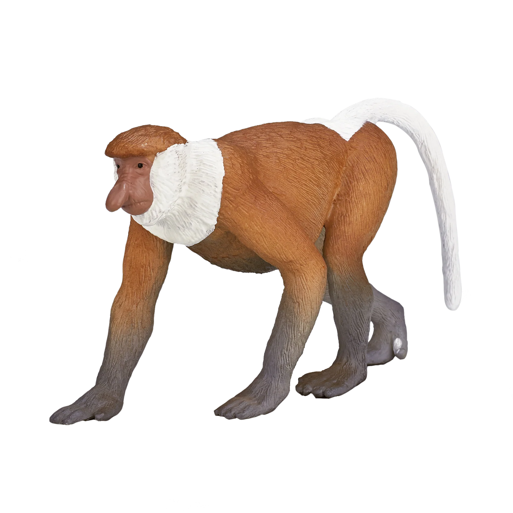 Mojo Proboscis Monkey Large Animal Figure Toy, Realistic Jungle Animal Collectible for Kids