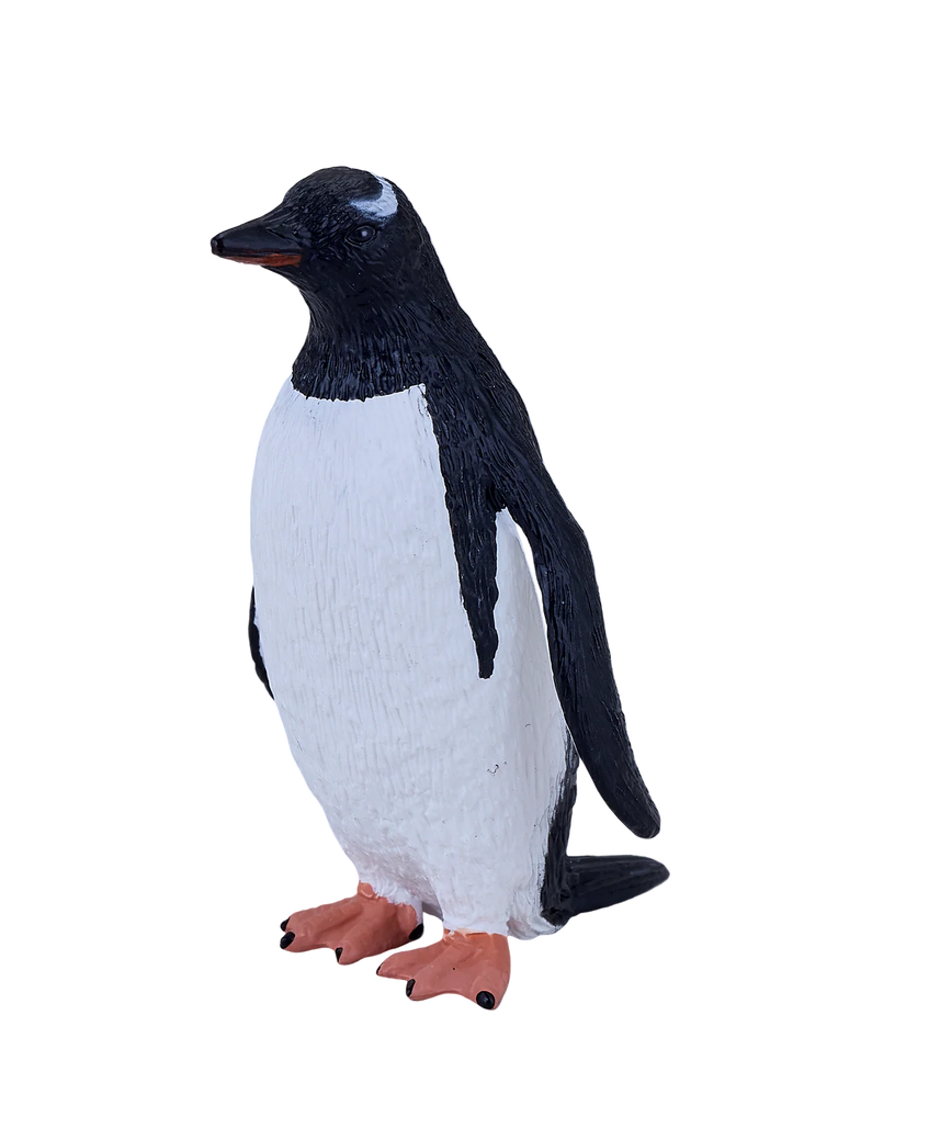 Mojo Gentoo Penguin Medium Animal Figure Toy, Realistic Antarctic Wildlife Collectible for Kids