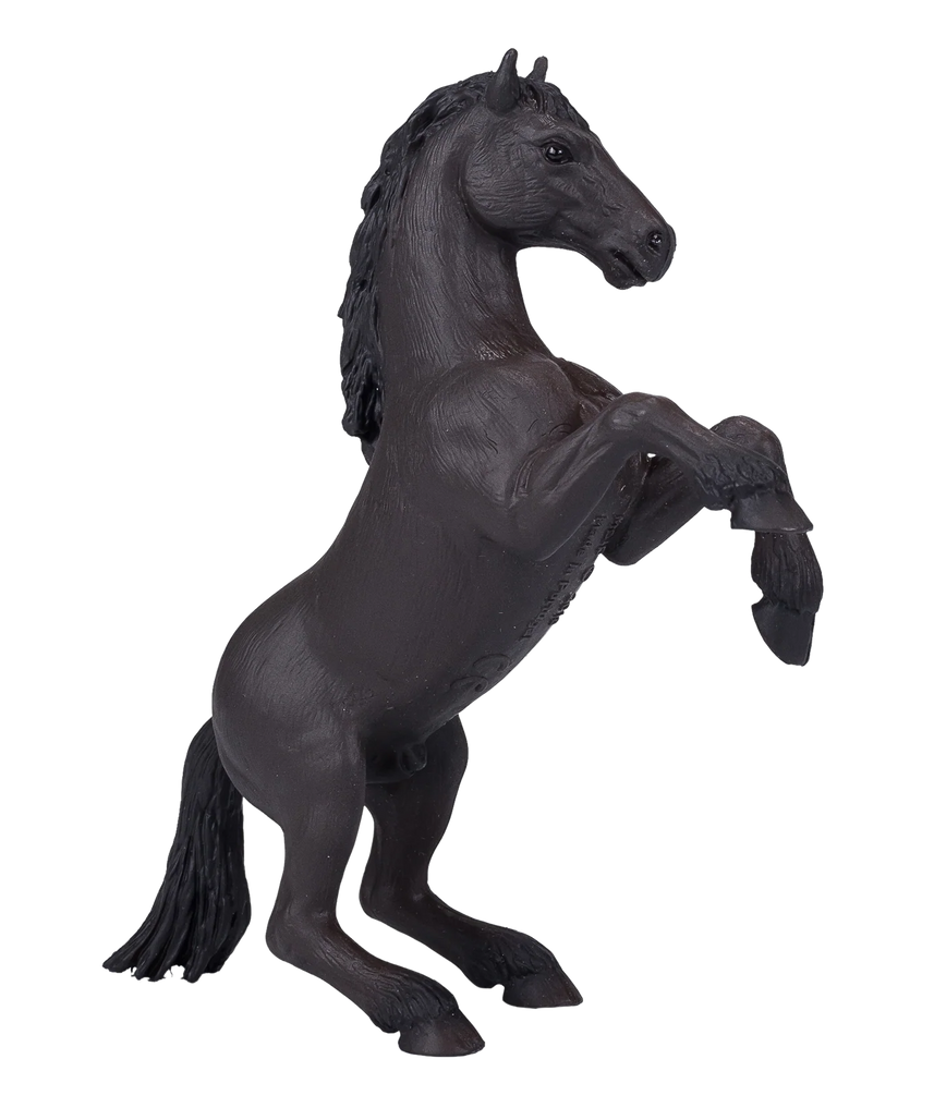 Mojo Mustang Black XL Animal Figure Toy, Realistic Horse Collectible for Kids