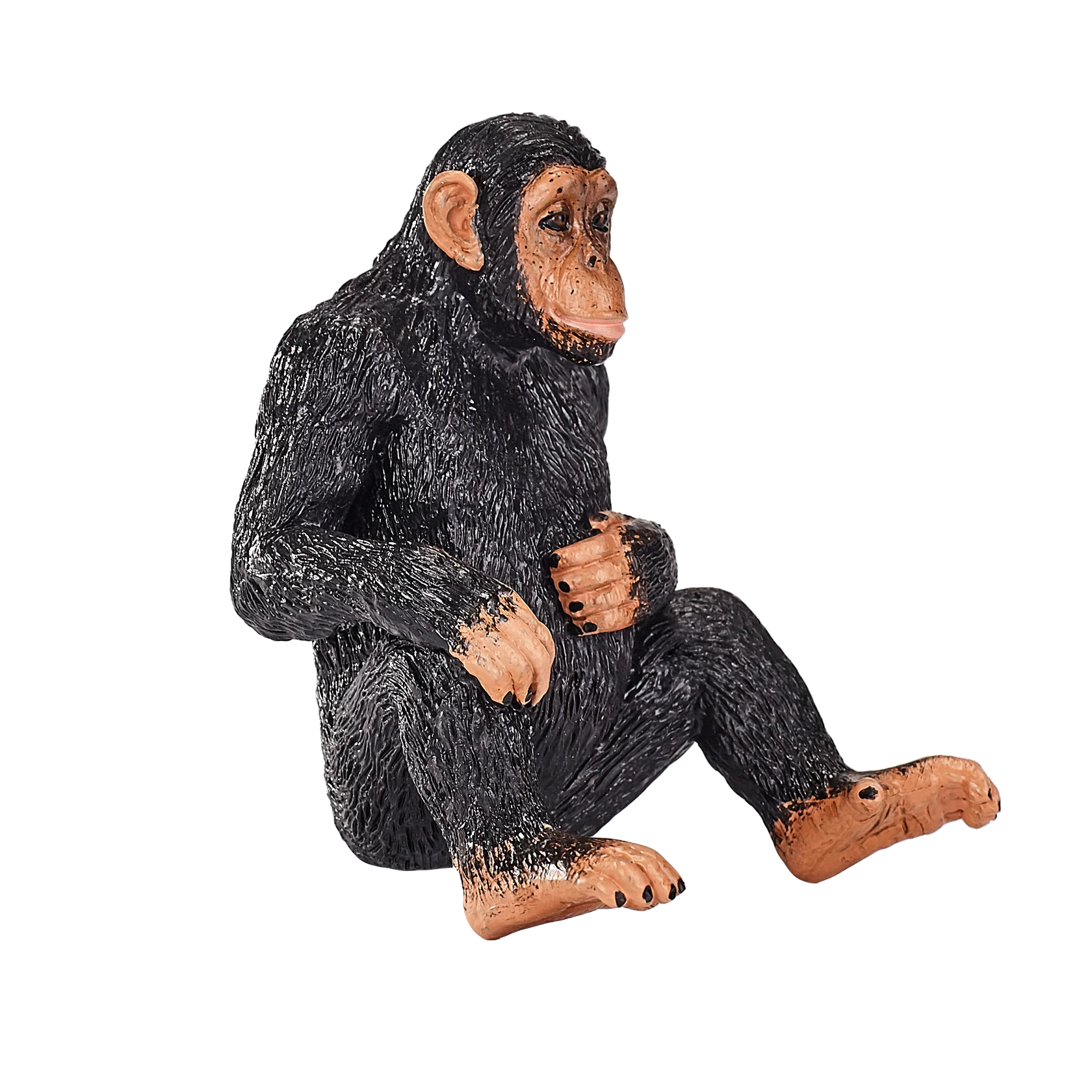 Mojo Chimpanzee Large Animal Figure Toy, Realistic Jungle Wildlife Collectible for Kids
