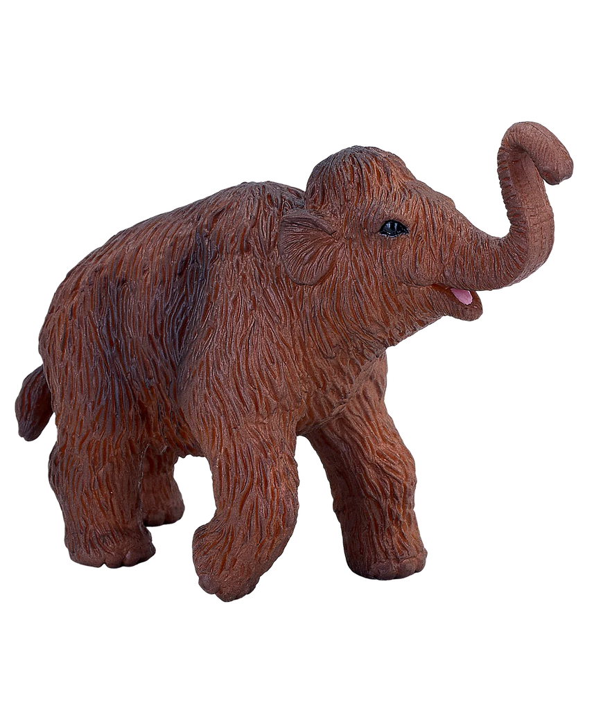 Mojo Woolly Mammoth Calf Large Animal Figure Toy, Prehistoric Wildlife Collectible for Kids
