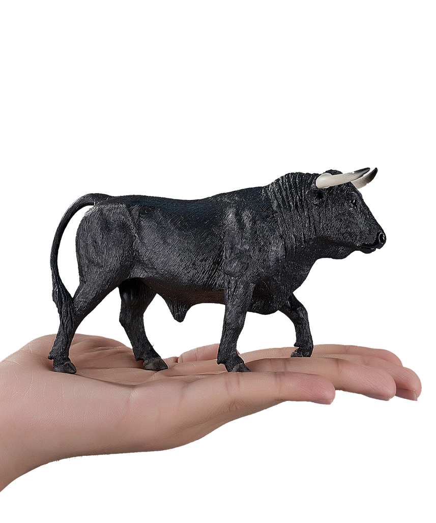 Mojo Spanish Bull XL Animal Figure Toy, Realistic Farm and Wildlife Collectible for Kids