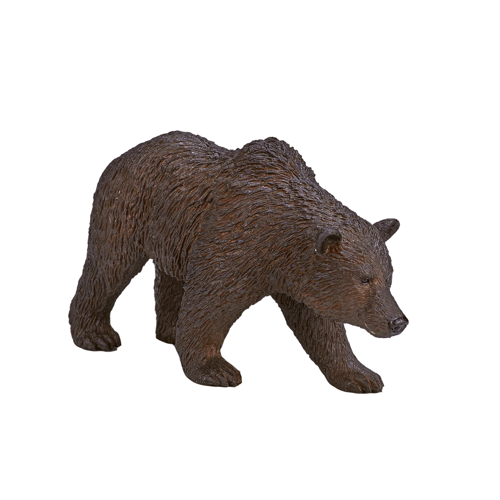 Mojo Grizzly Bear Large Animal Figure Toy, Realistic Forest Wildlife Collectible for Kids