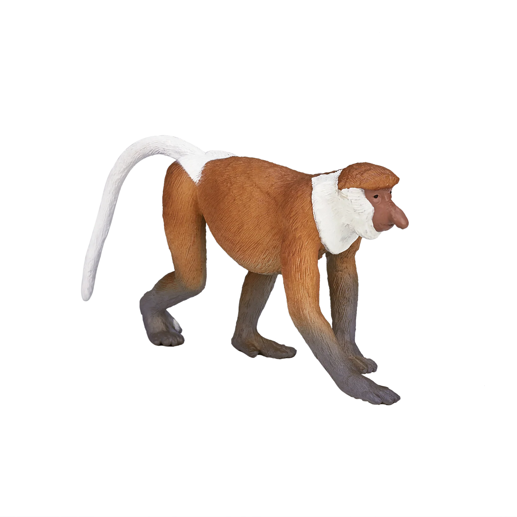 Mojo Proboscis Monkey Large Animal Figure Toy, Realistic Jungle Animal Collectible for Kids