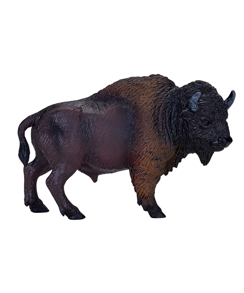 Mojo American Bison Buffalo Large Animal Figure Toy, Realistic Safari Collectible for Kids