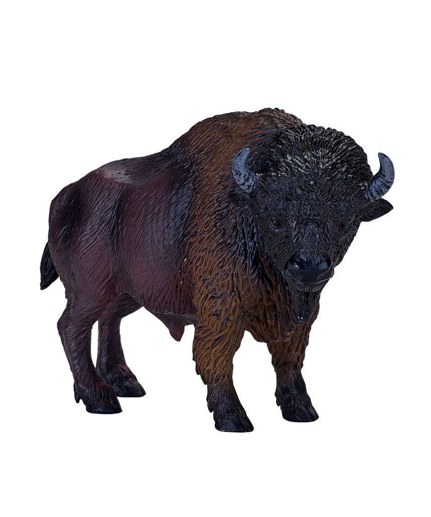 Mojo American Bison Buffalo Large Animal Figure Toy, Realistic Safari Collectible for Kids