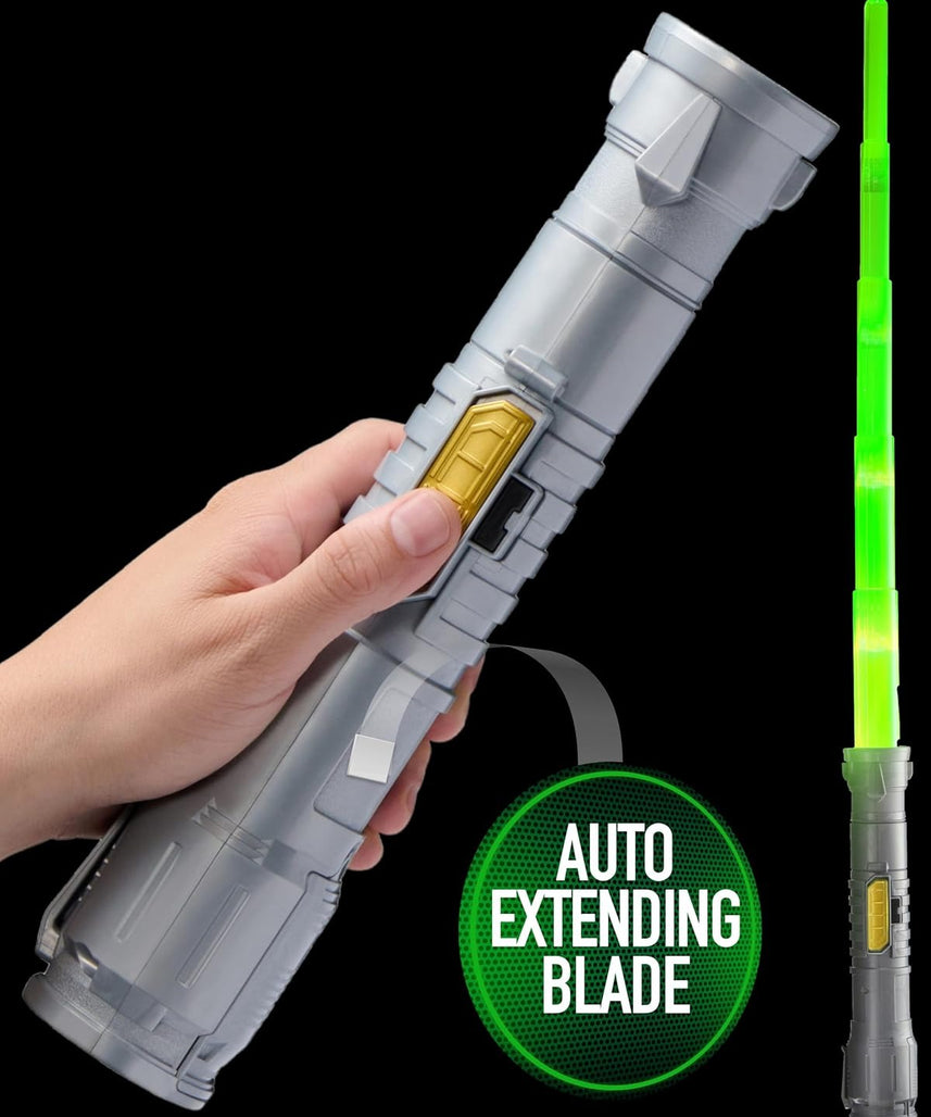 Power Saber Energy Blade Green, Light-Up Sword with Motion Sounds and Flash Effects, Exciting Role Play Toy for Kids Aged 6+