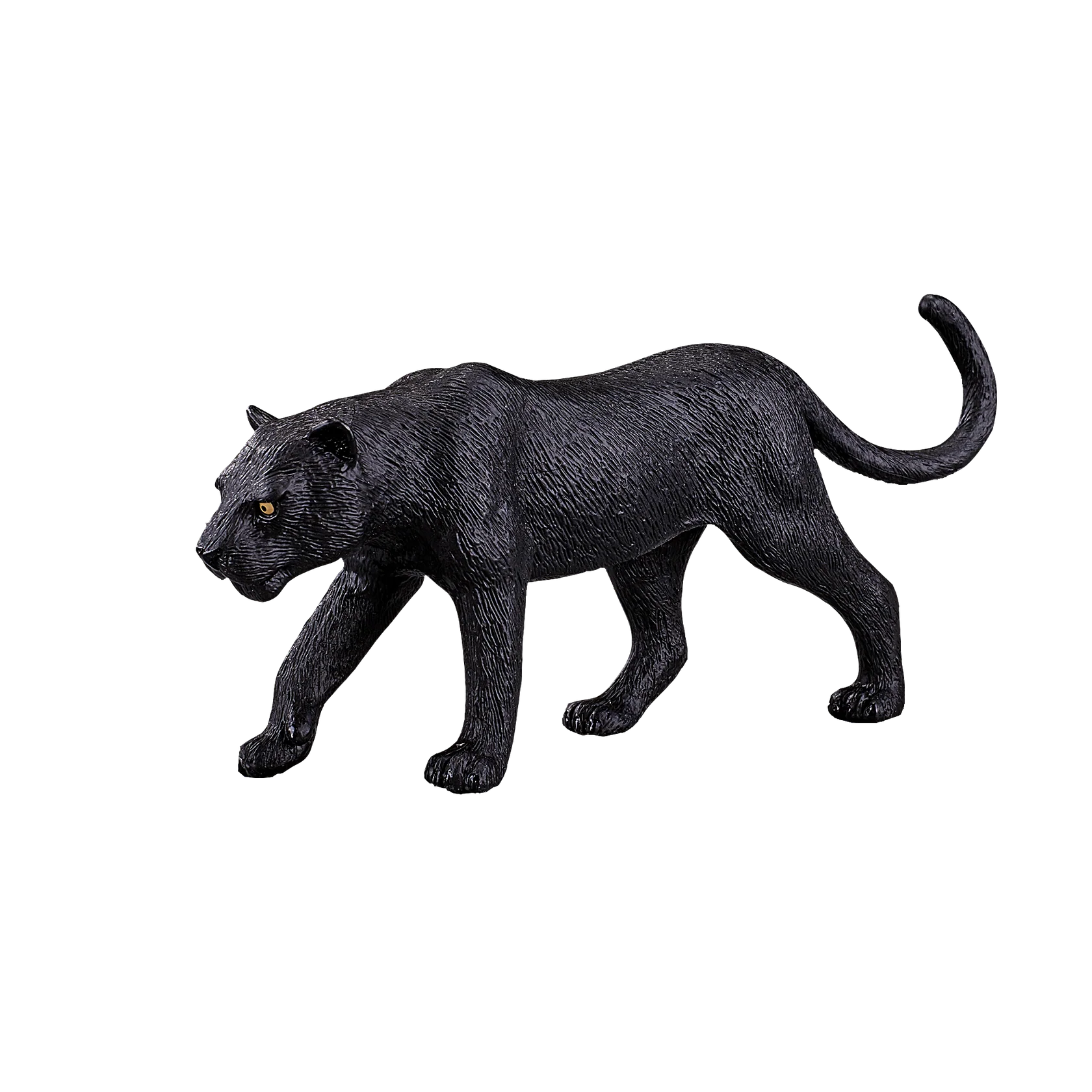 Mojo Black Panther Large Animal Figure Toy, Realistic Jungle Wildlife Collectible for Kids