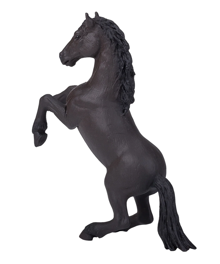 Mojo Mustang Black XL Animal Figure Toy, Realistic Horse Collectible for Kids