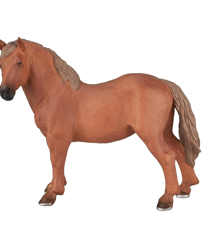 Mojo Suffolk Punch Mare XL Animal Figure Toy, Realistic Horse Collectible for Kids