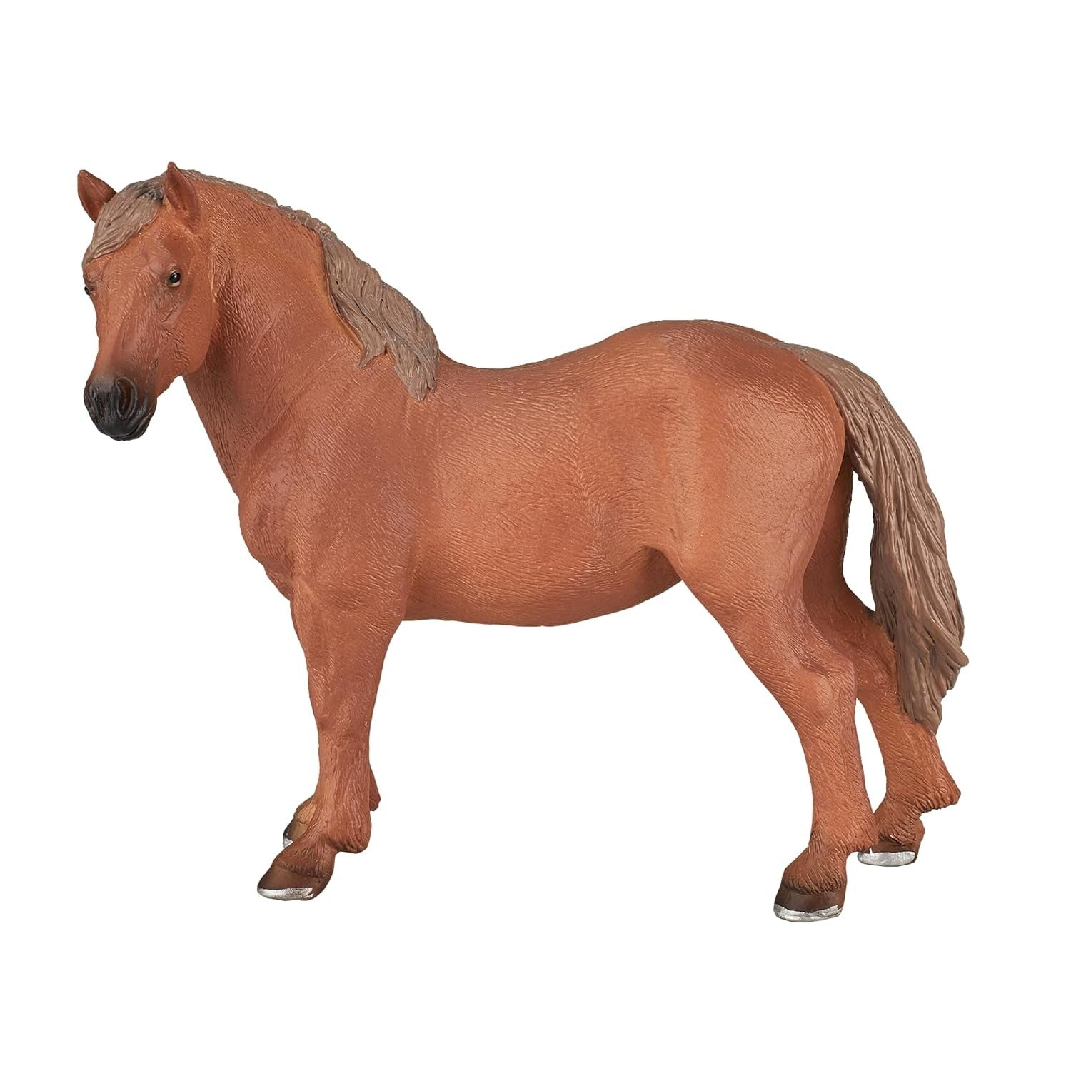 Mojo Suffolk Punch Mare XL Animal Figure Toy, Realistic Horse Collectible for Kids